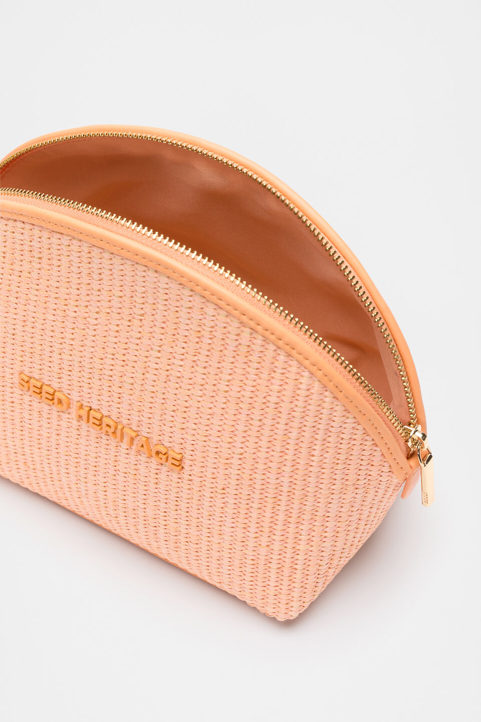 Curved Pouch  Tangerine