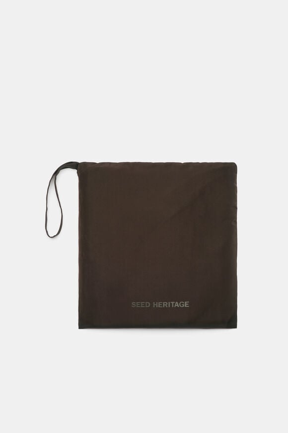 Packable Rain Poncho  Coffee Bean  hi-res