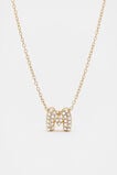 Initial Jewel Bubble Necklace  M  hi-res