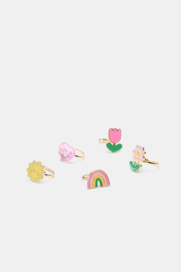 Colourblock Ring Box  Multi  hi-res
