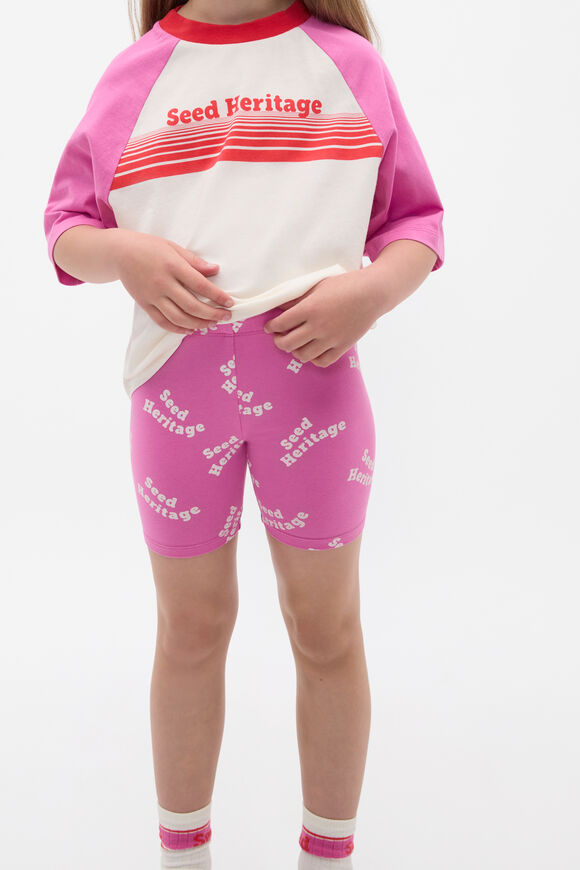 Retro Logo Bike Short  Wild Berry  hi-res