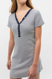 Snap Rib Dress  New Navy  hi-res