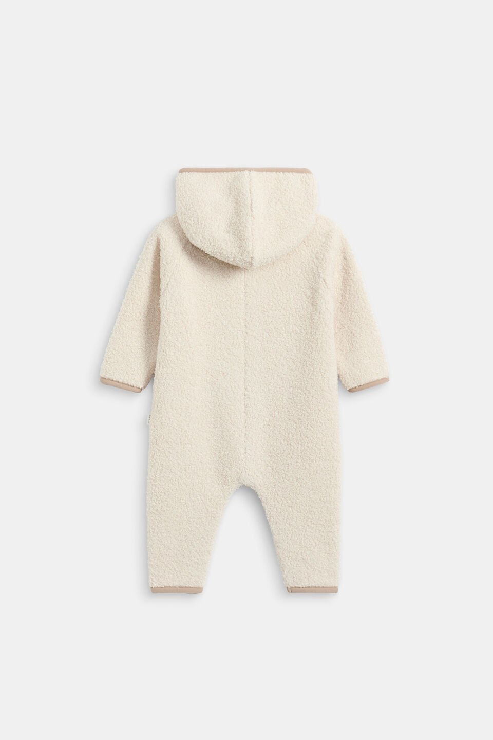 Teddy Zip Coverall  Oat