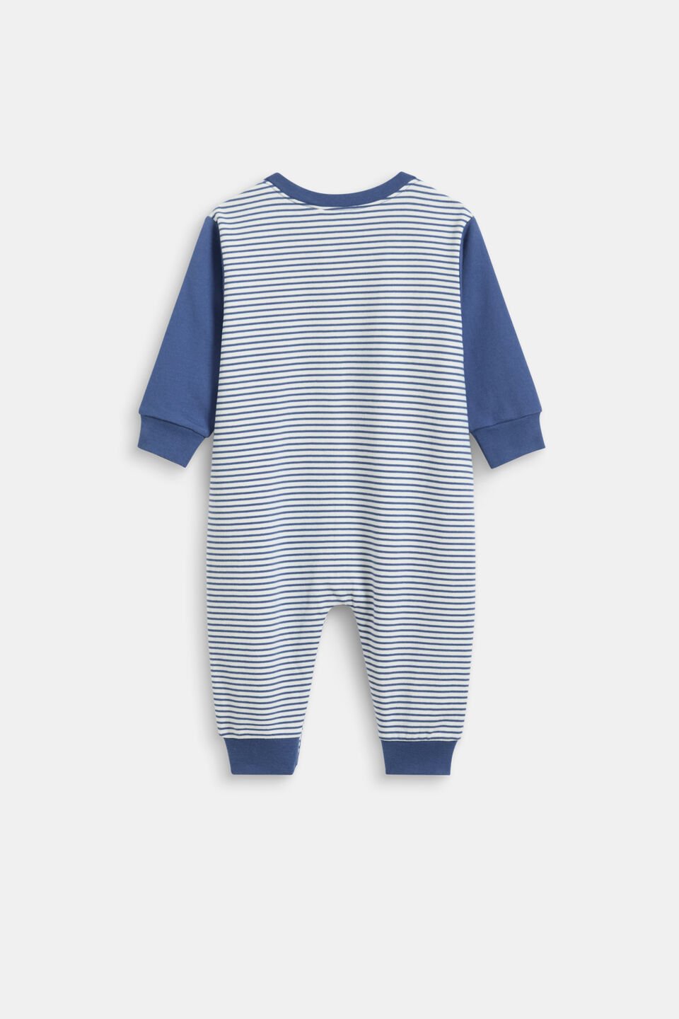 Logo Stripe Jumpsuit  Navy