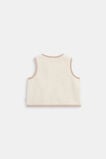 Teddy Vest  Oat  hi-res