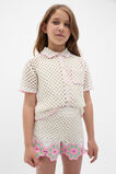 Crochet Button Top  Vintage Cream  hi-res
