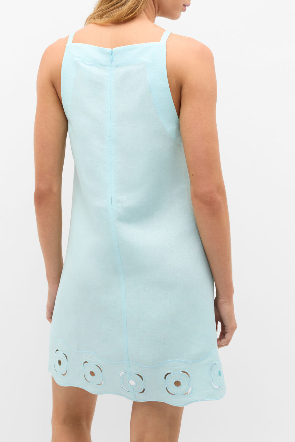 Retro Embroidered Mini Dress  Skyway