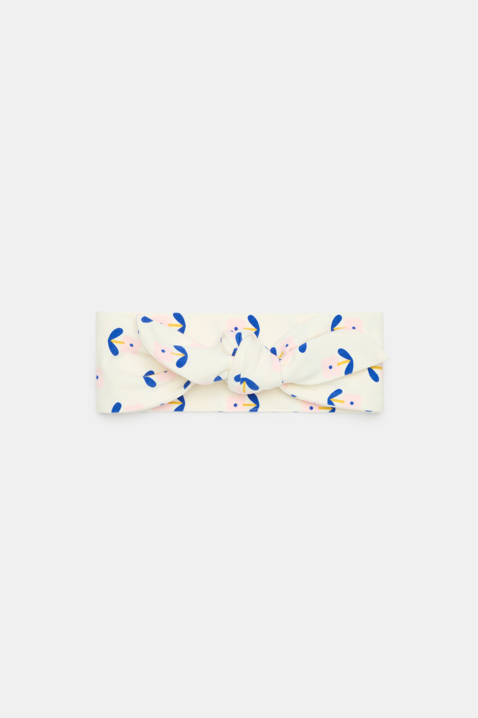 Floral Fabric Headband  Classic Cream