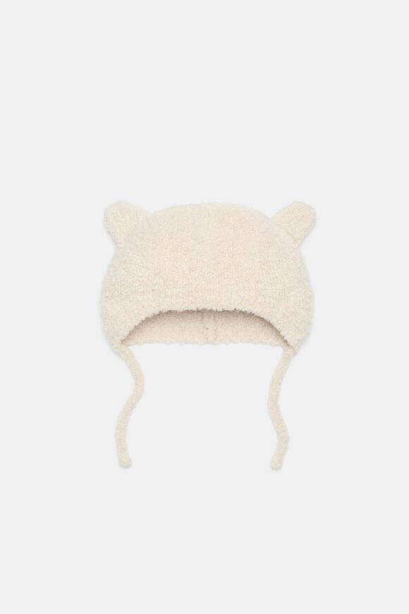 Fox Knit Hat  Oat  hi-res