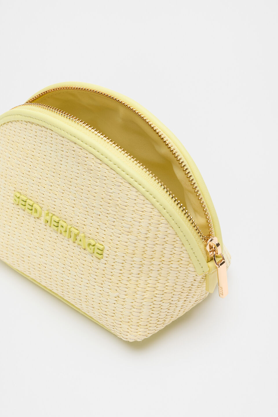 Curved Pouch Small  Lemongrass