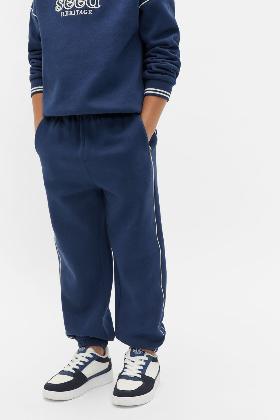 Core Logo Track Pant  French Navy