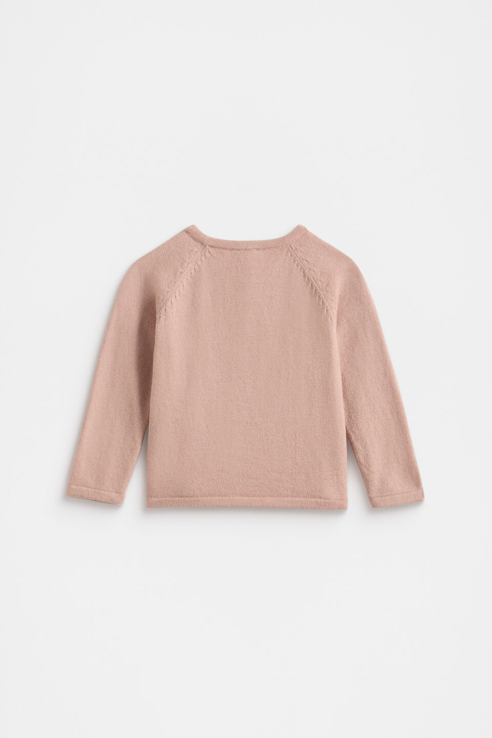 Cable Knit Cardigan  Blush Pink