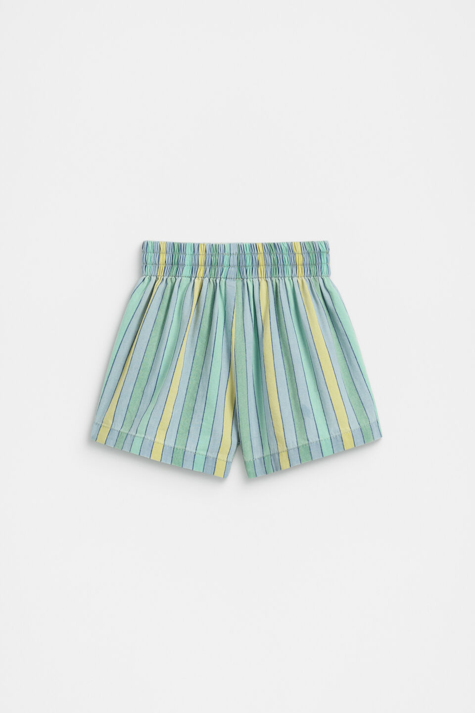 Chambray Stripe Short  Multi