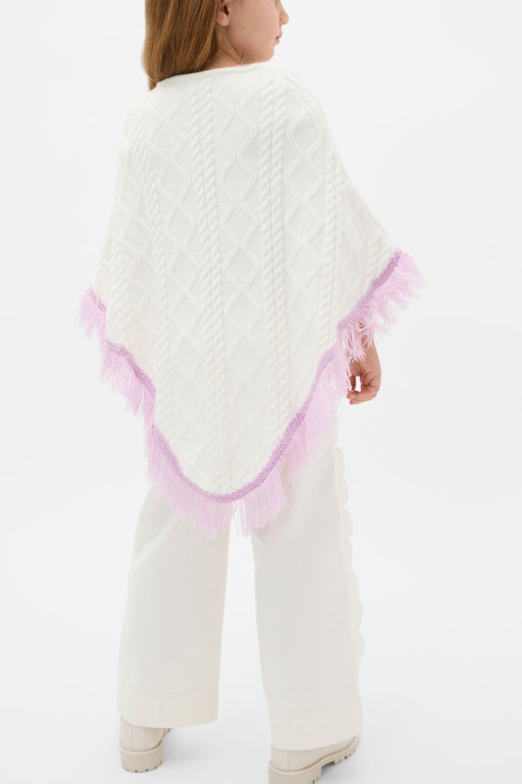 Embroidered Poncho  Multi  hi-res