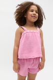 Heart Woven Pyjama  Candy Pink  hi-res