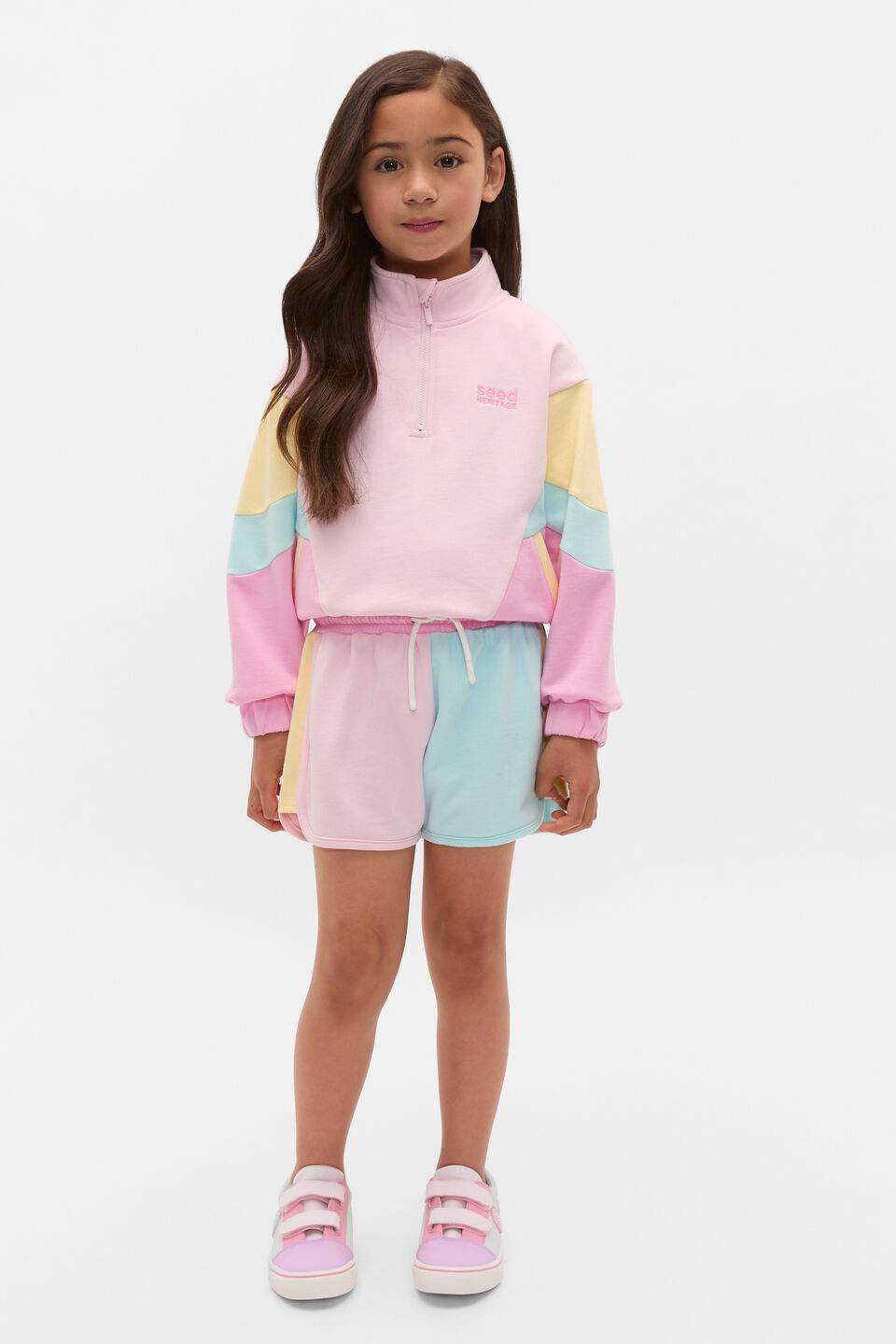 Logo Zip Through  Pink Lemonade