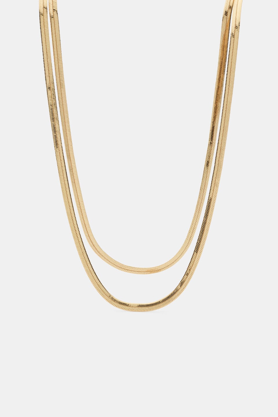 Double Layer Necklace  Gold