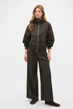 Mini Check Bomber Jacket  Coffee Bean Check  hi-res