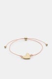 Adjustable String Bracelet  Heart  hi-res