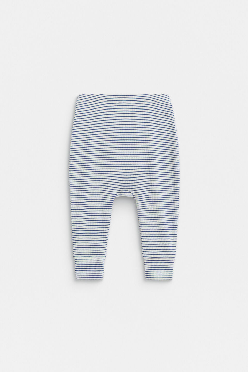 Core Rib Logo Legging  Navy Stripe