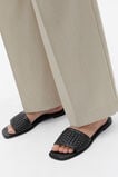 Holly Woven Slide  Black  hi-res