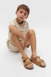 Double Buckle Slide  Biscotti  hi-res