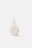 Zip Around Keyring  Cream  hi-res