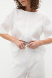 Core Linen Tee  Whisper White  hi-res