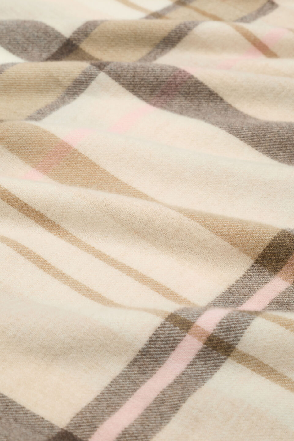 Check Scarf  Sandstone Multi