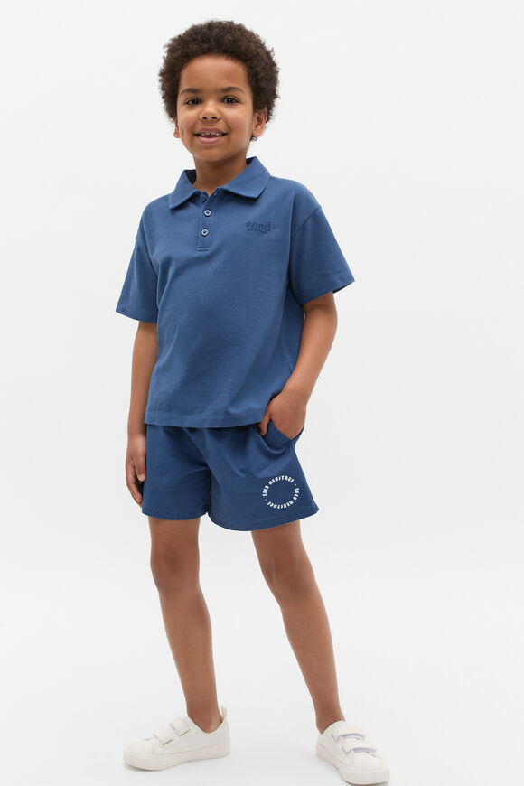 Core Garment Dye Polo  Washed Navy  hi-res