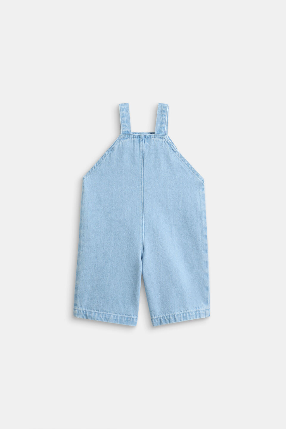Colourblock Pocket Dungaree  Cloud Blue Wash