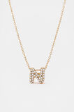 Initial Jewel Bubble Necklace  N  hi-res