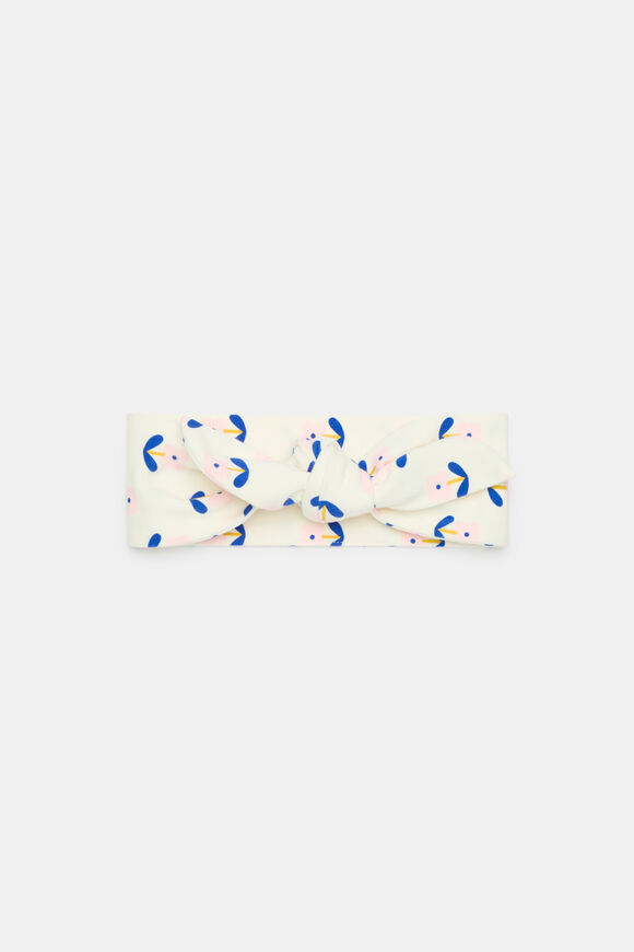Floral Fabric Headband  Classic Cream  hi-res