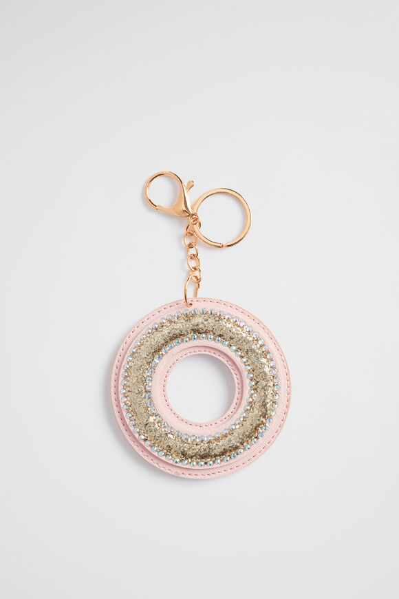 Glitter Initial Keyring  O  hi-res