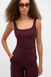Core Heritage Rib Tank  Plum Red  hi-res