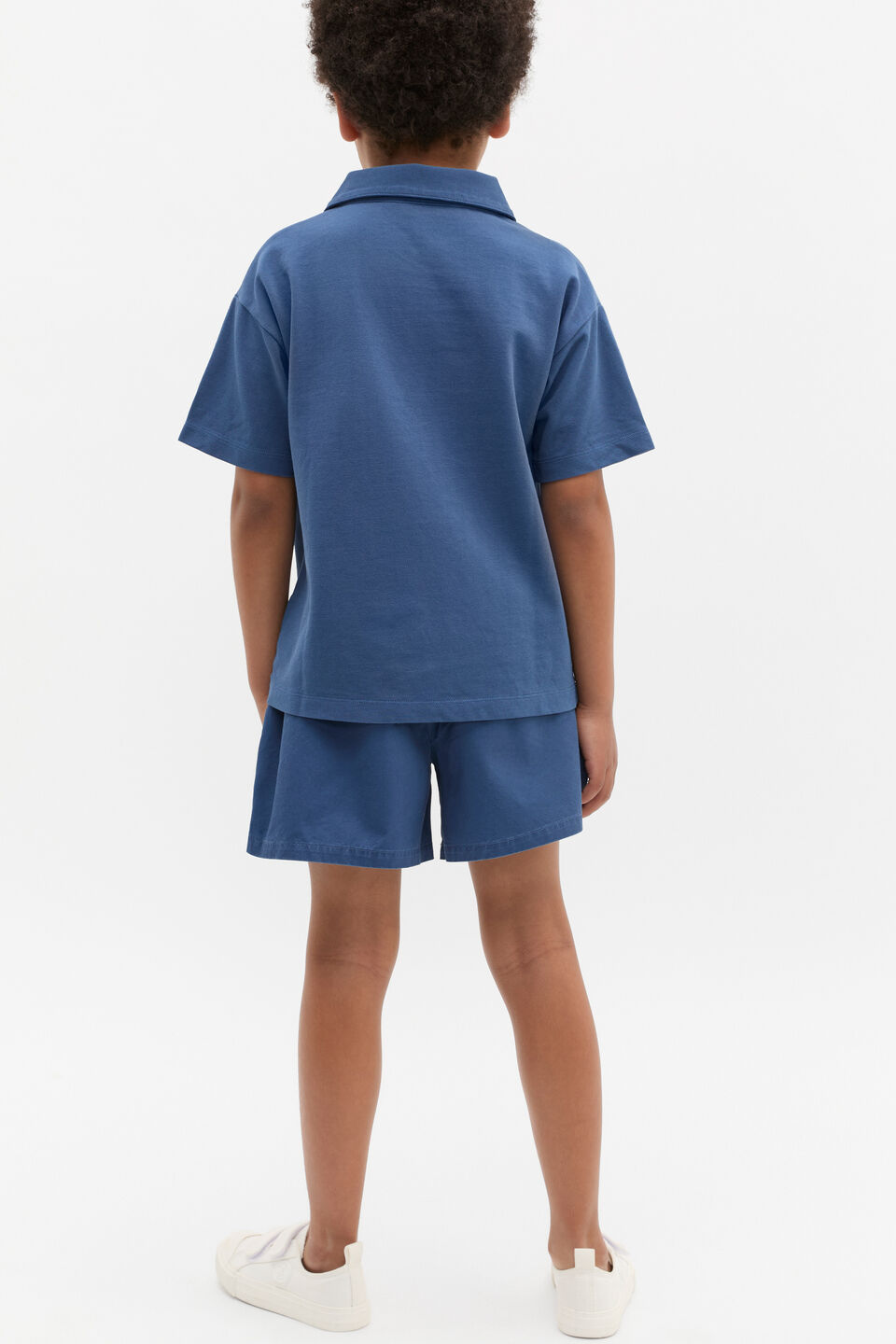 Core Garment Dye Polo  Washed Navy