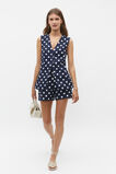 Linen Spot Vest  Midnight Sky Spot  hi-res