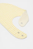 Gingham Dribble Bib  Daisy  hi-res