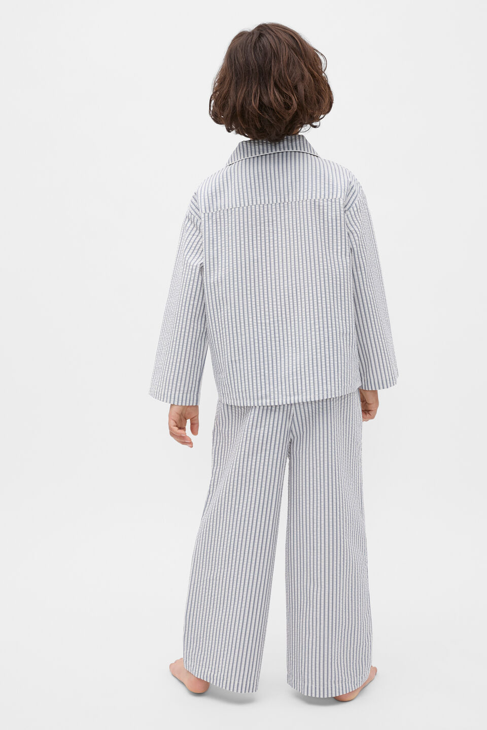 Stripe Woven Pyjama  French Navy