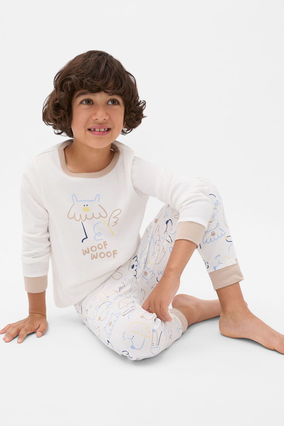 Dog Pyjama  Milk Tea