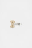 Faux Suede Bow Snap  Latte  hi-res