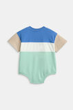 Spliced Logo Romper  Multi  hi-res