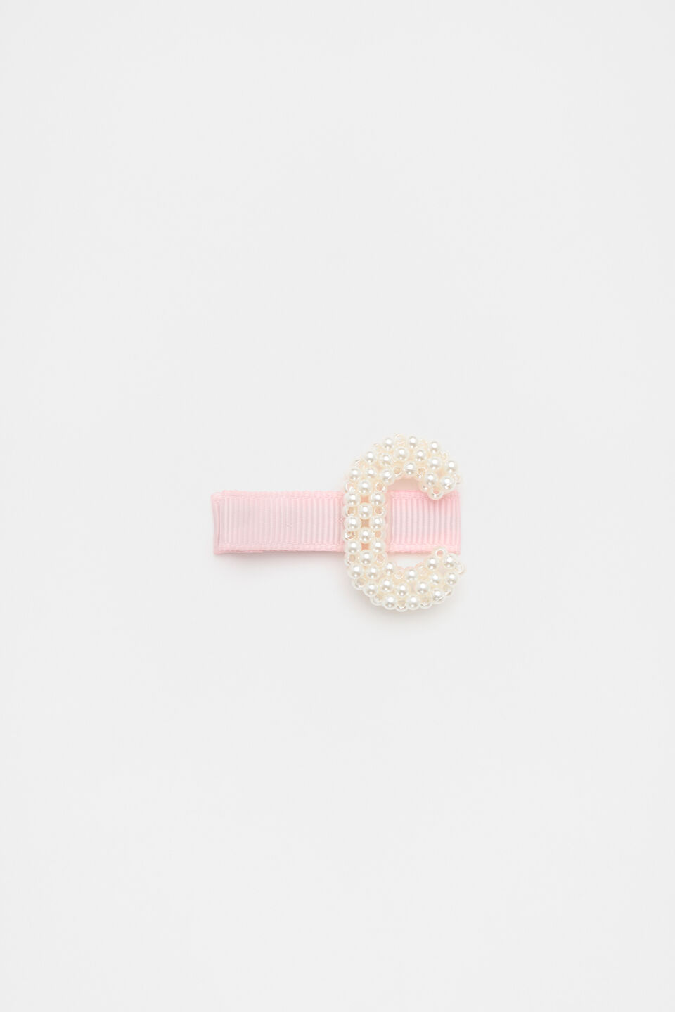 Initial Pearl Duck Clip  C