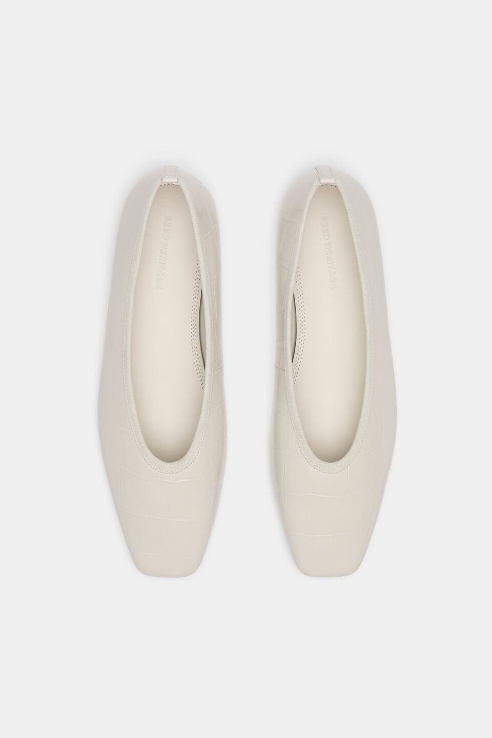 Jordan Square Toe Ballet  Cream Croc