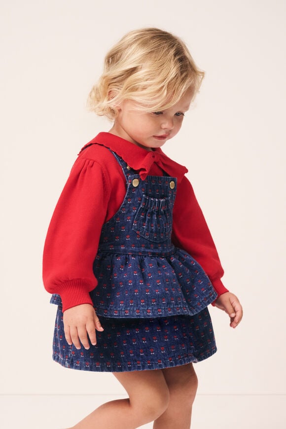 Tulip Denim Pinafore  Indigo  hi-res