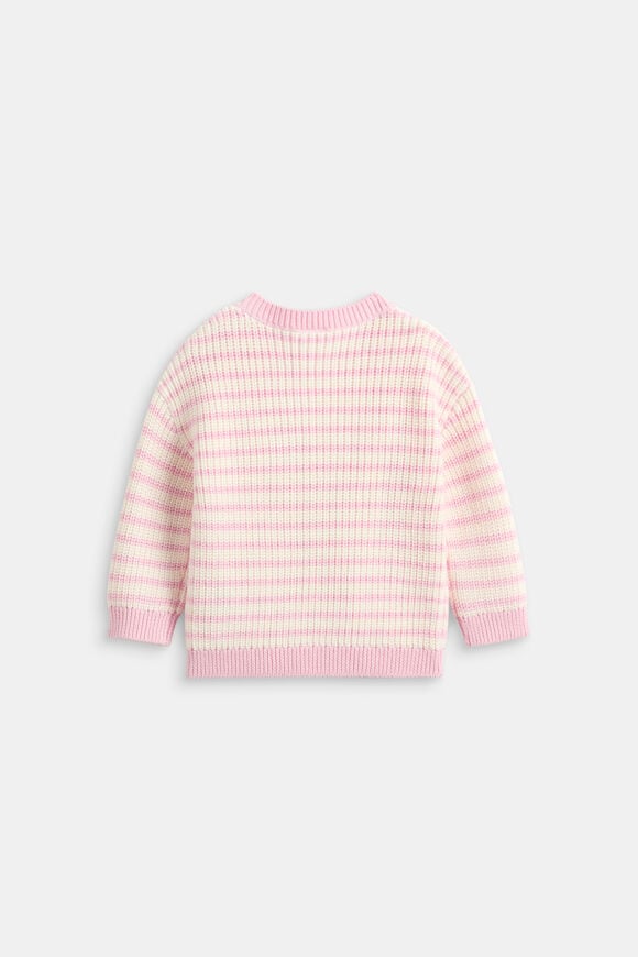 Logo Stripe Knit  Posie Stripe  hi-res