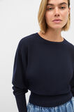 Batwing Knit Top  Twilight Blue  hi-res