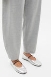 Ariel Ballet Flat  Silver  hi-res