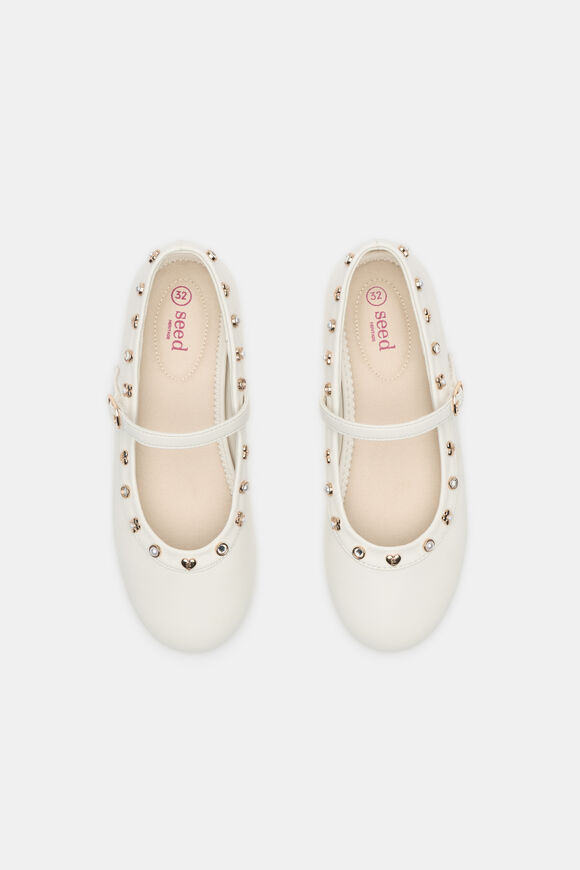 Stud Detail Ballet  Classic Cream  hi-res