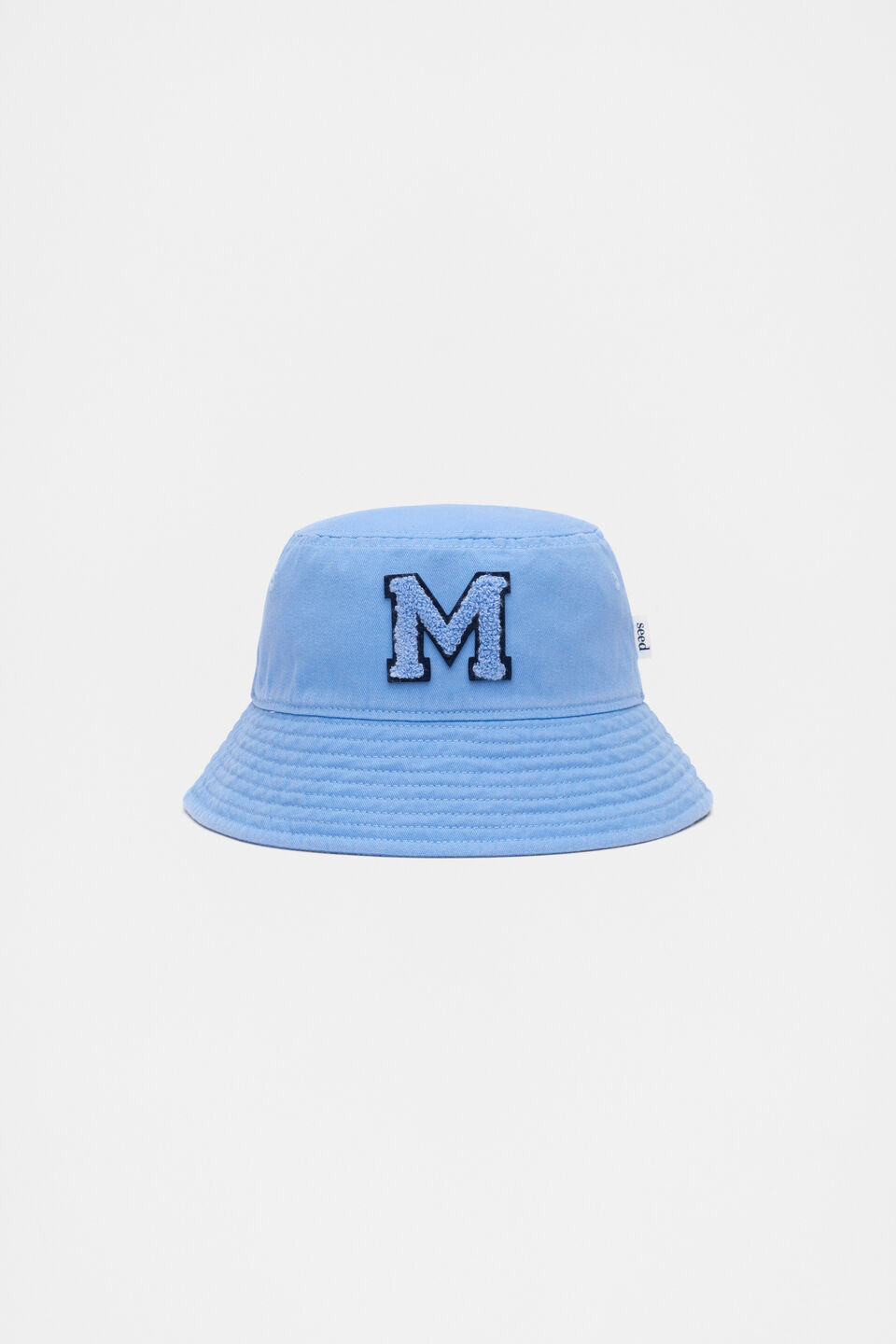 Blue Initial Bucket Hat  M